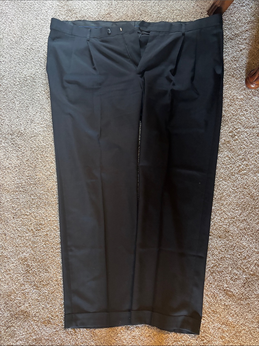 croft & barrow Black Pleated Dress Pants